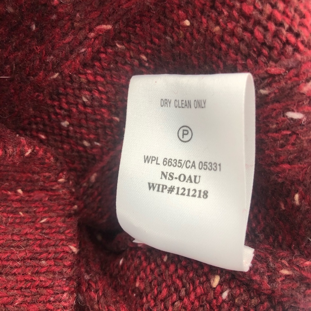 π Woolrich Ruby Heather Ribbed Sweater Pullover - Picture 8 of 9